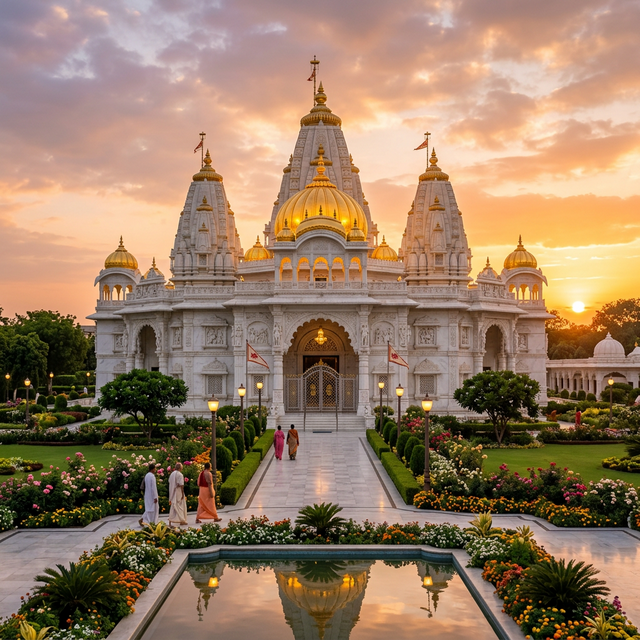 ISKCON temple exterior